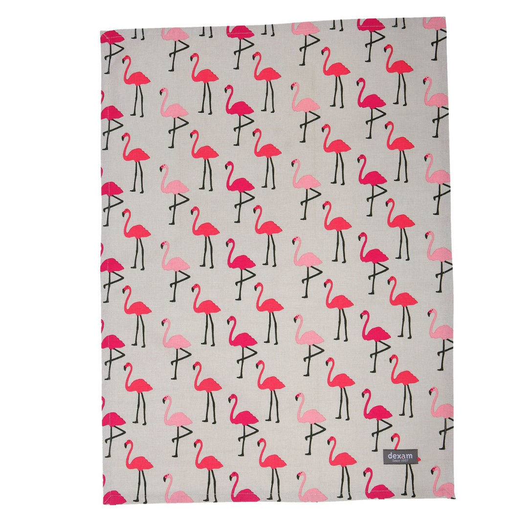 Dexam Pink Flamingo Tea Towels Set