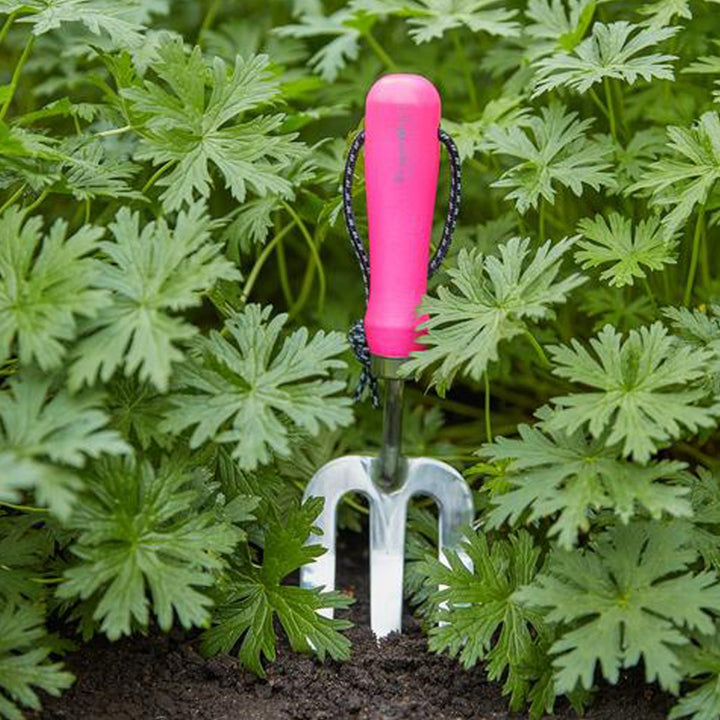 Burgon & Ball FloraBrite Hand Fork - Pink