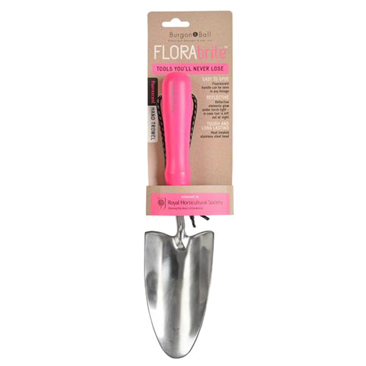 Burgon & Ball FloraBrite Hand Trowel - Pink