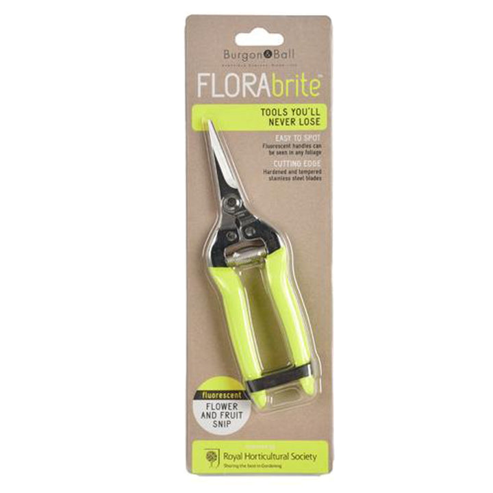 Burgon & Ball FloraBrite Flower Snip - Yellow