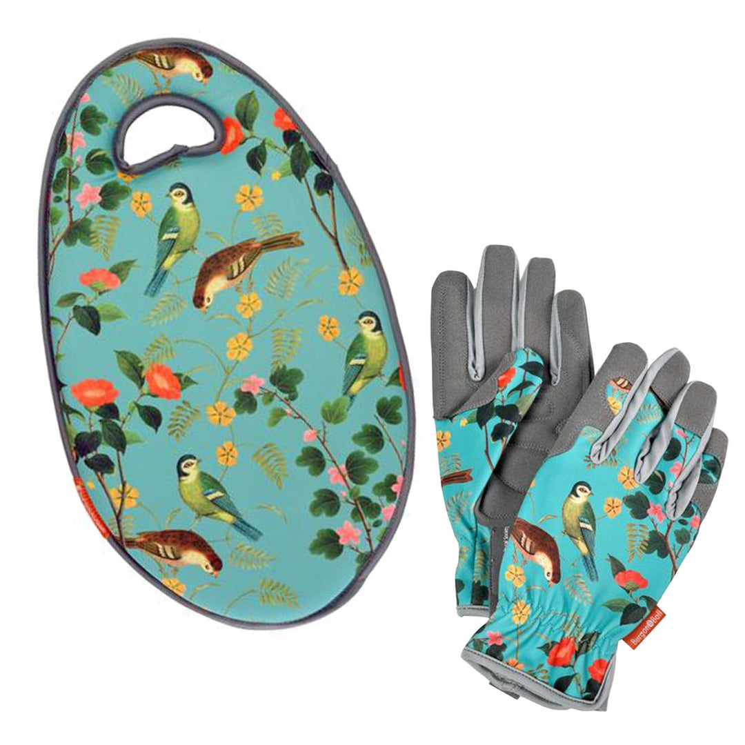 Burgon & Ball Flora & Fauna Set - Gloves & Kneeler