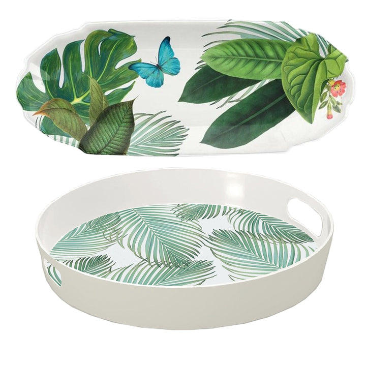 Amazon Floral Melamine Afternoon Tea Serving Set