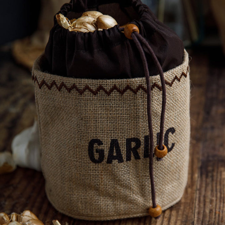Natural Elements Eco-Friendly Jute Sack - Garlic