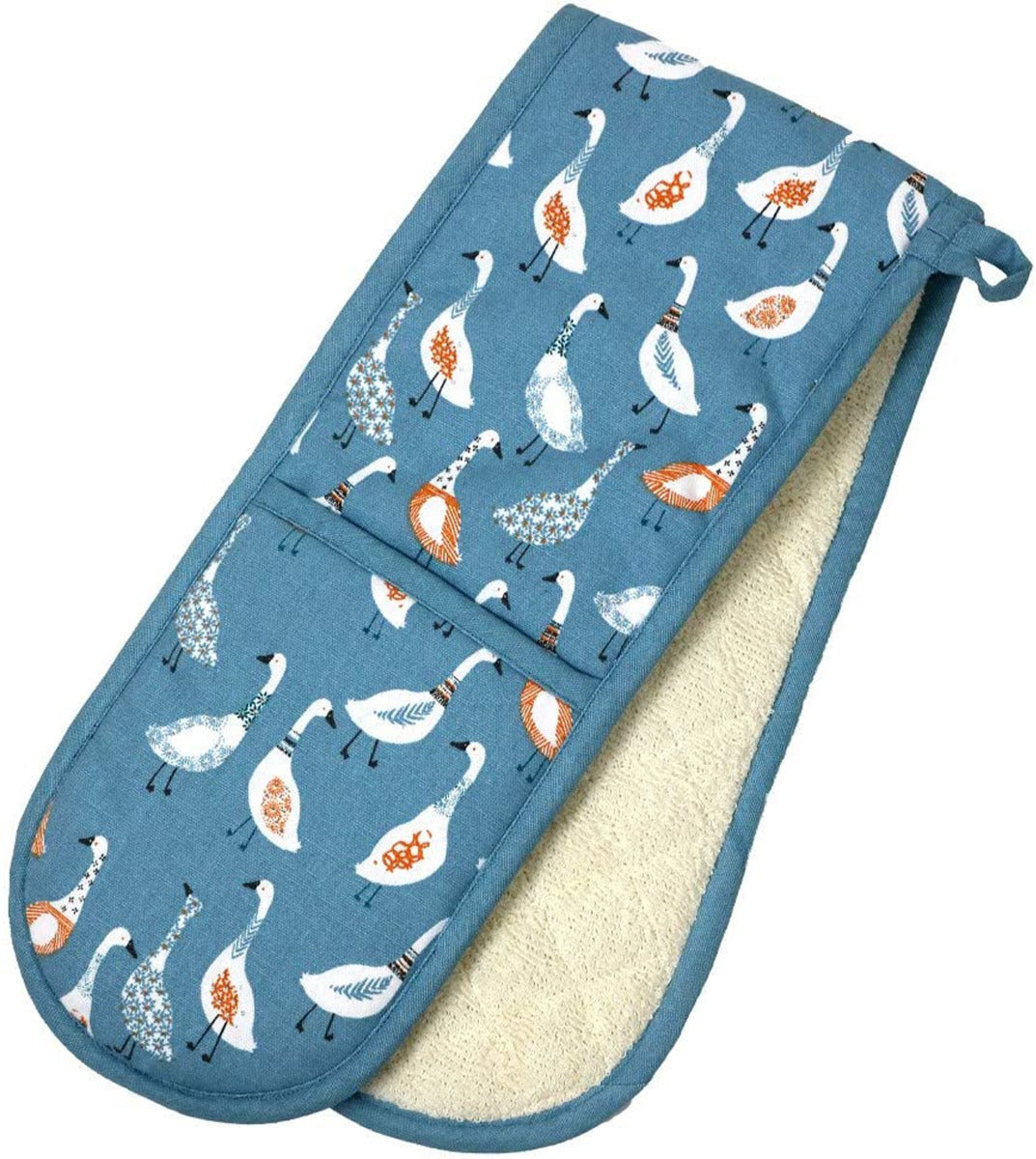 Dexam Giggling Geese Double Oven Glove