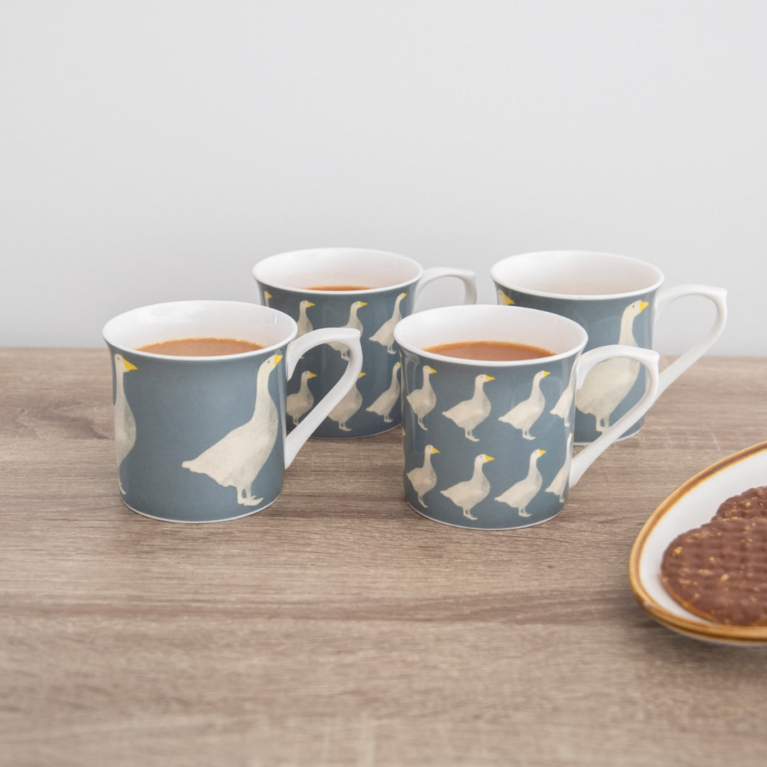 KitchenCraft Geese Fluted Mug Set