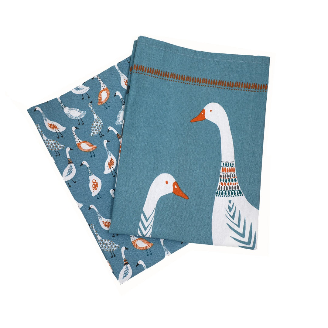 Dexam Giggling Geese Tea Towels Set