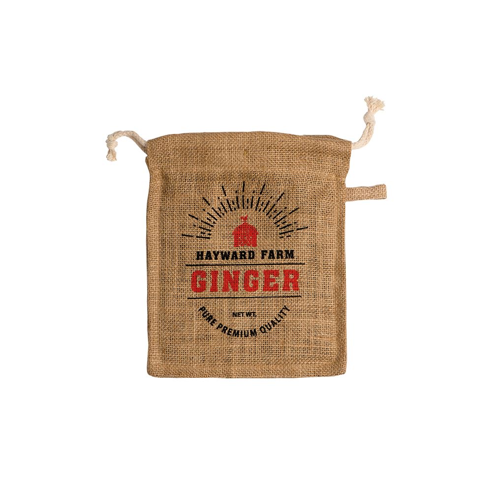 Hayward Farm Jute Fibre Ginger Storage Bag