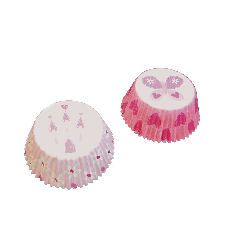 Eddingtons Princess Cupcake Cases & Flag Set