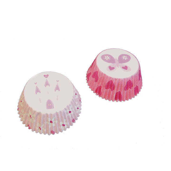 Eddingtons Princess Cupcake Cases & Flag Set