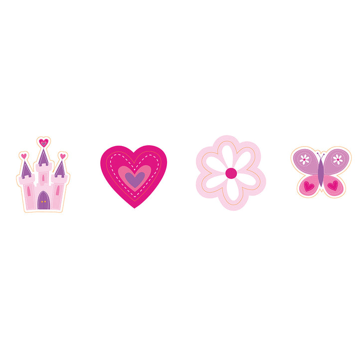 Eddingtons Princess Cupcake Cases & Flag Set