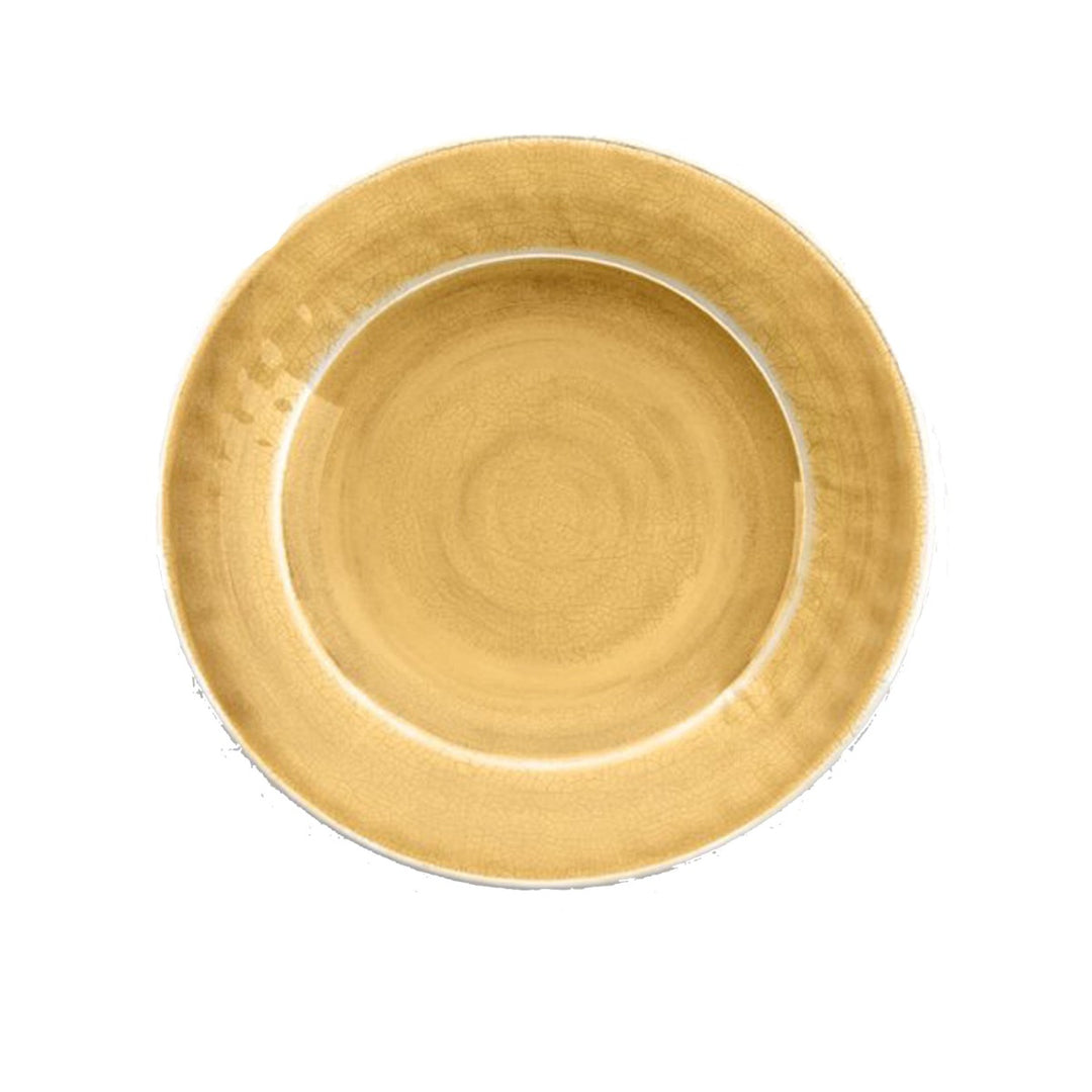 Crackle Gold Melamine Dinnerware Set