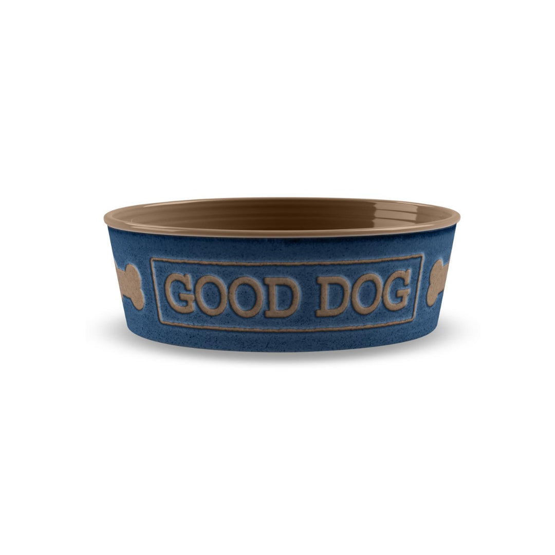Indigo Good Dog Melamine Pet Bowl - Medium