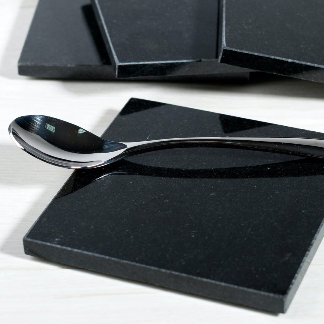 Creative Tops Black Granite Coasters