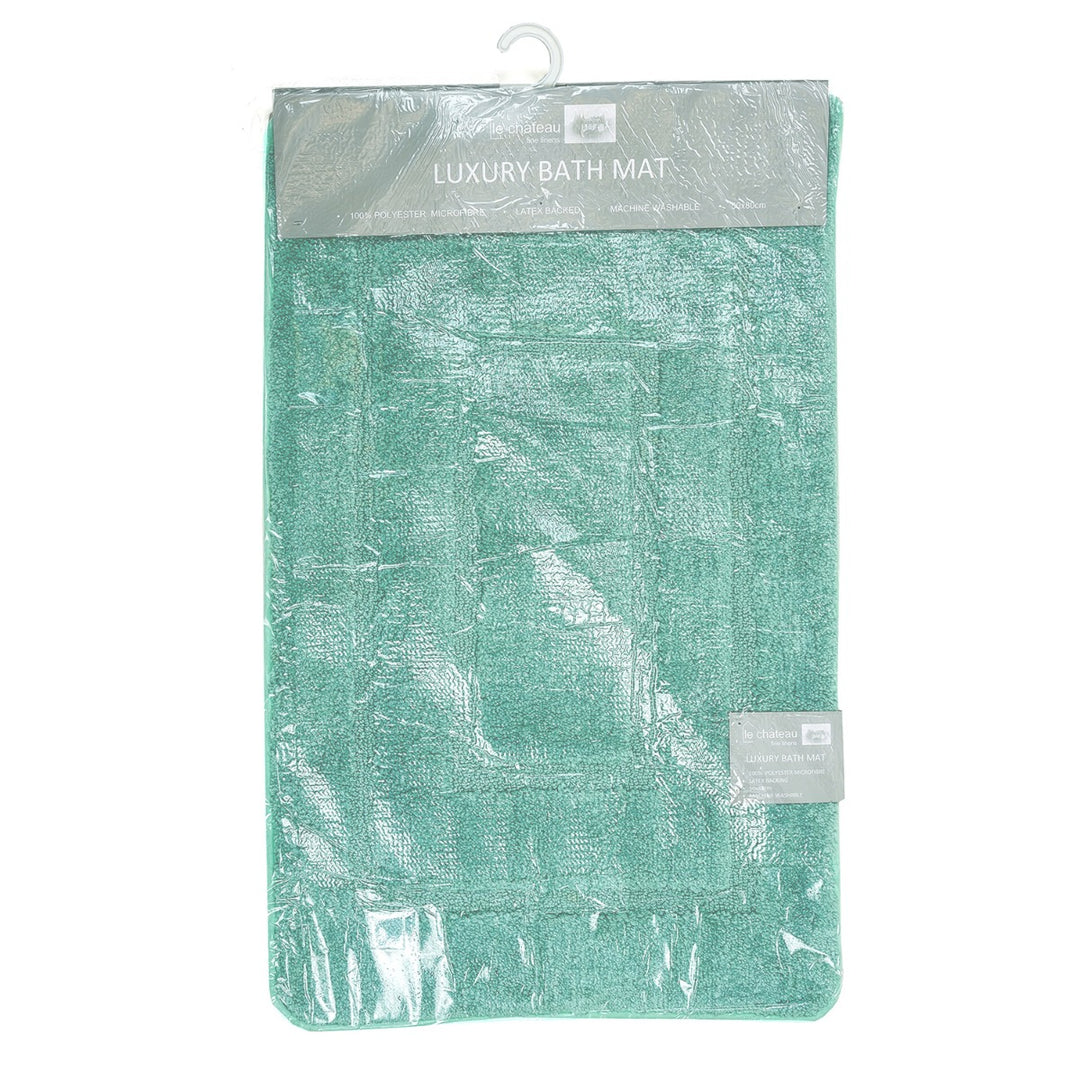 Le Chateau Microfibre Bath Mat - Aqua
