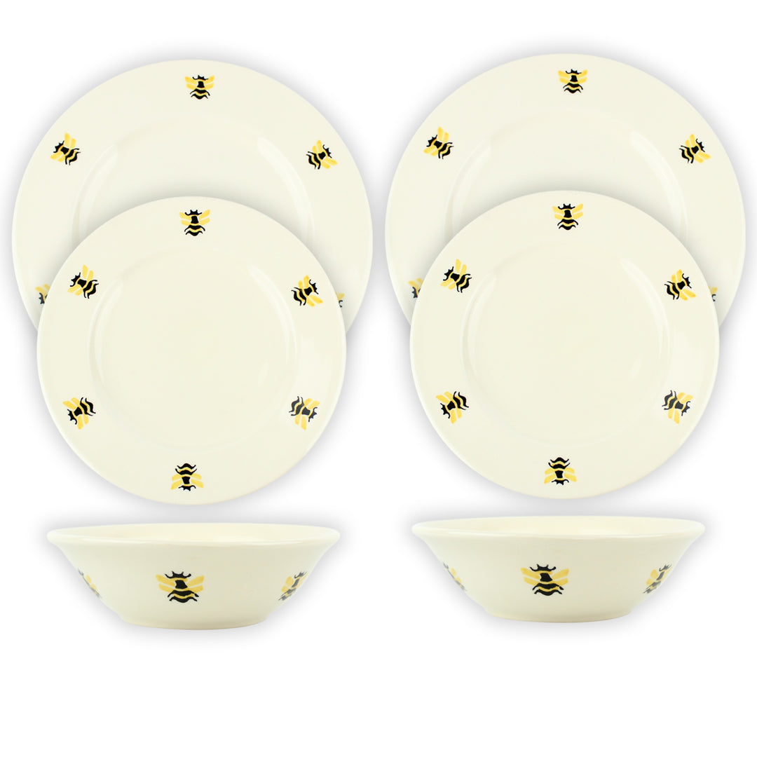 Haselbury Honey Bees Dinnerware Set