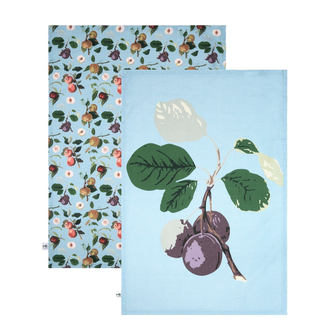 Dexam RHS Hooker Fruits Organic Cotton Tea Towels Set