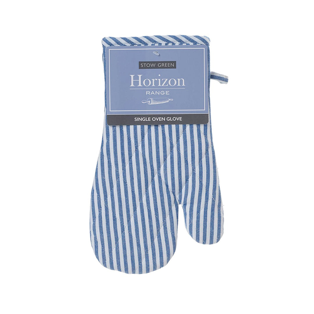 Stow Green Horizon Blue Stripe Oven Gauntlet