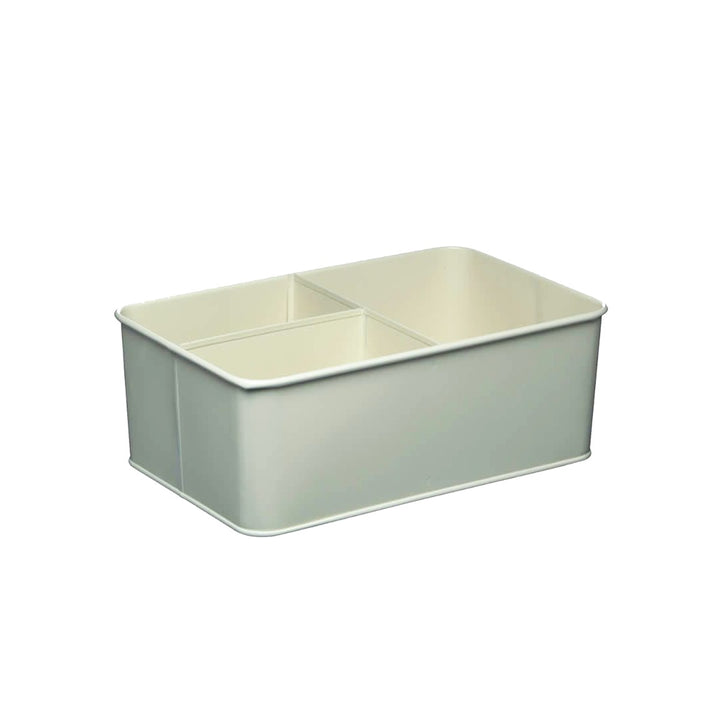 Living Nostalgia Antique Cream Housekeeping Tin