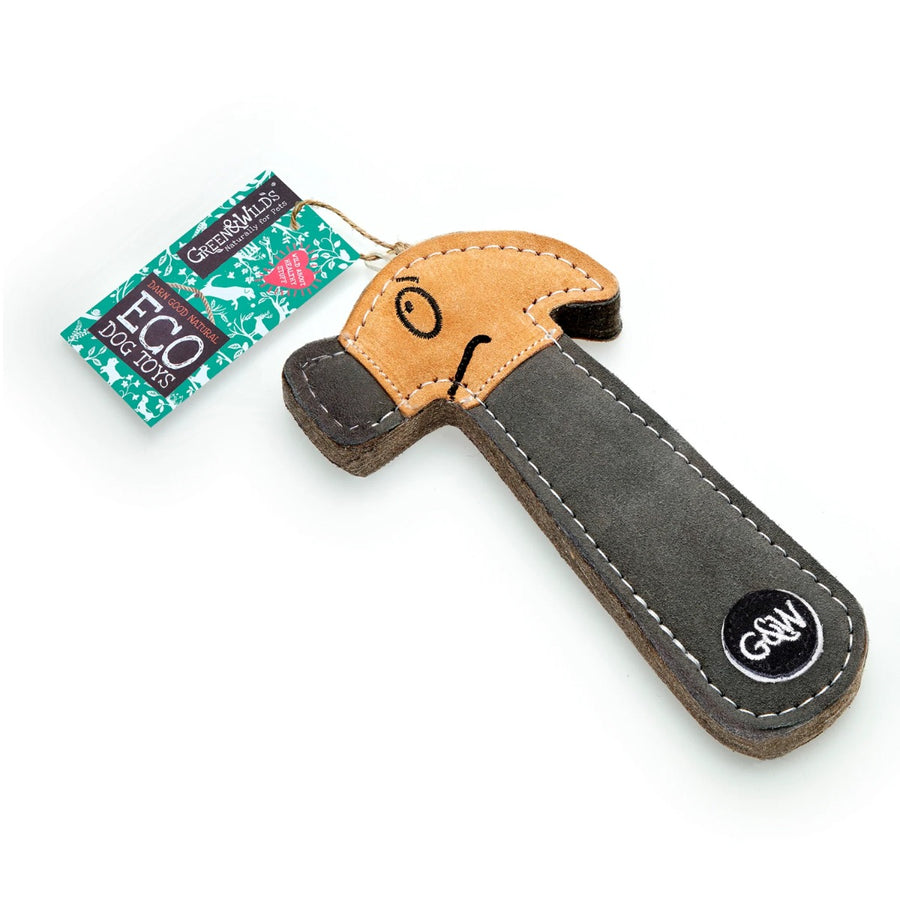 Hammer-shaped chew toy - a great tool-inspired gift for your dog.