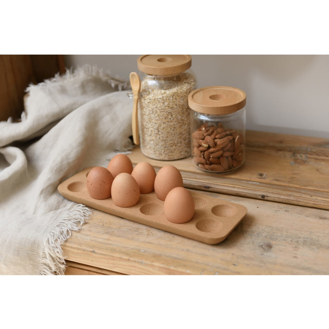 KitchenCraft Idilica Cork Egg Holder