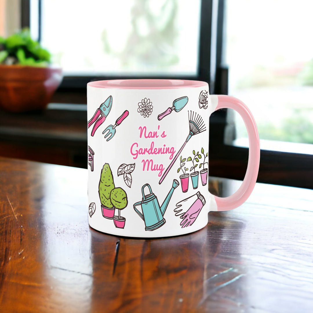 Purely Home Pink Gardening Ceramic Mug - For Her