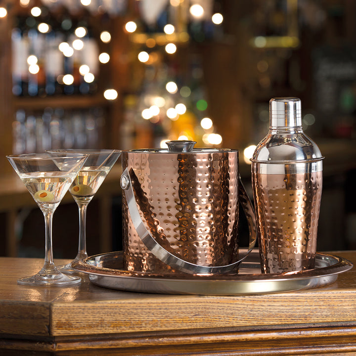 Epicurean Copper Hammered Cocktail Shaker