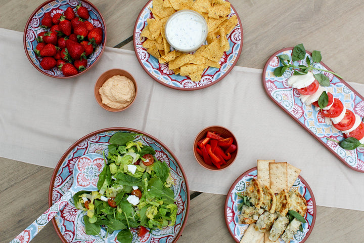 Rio Corte Melamine Dinner Plates