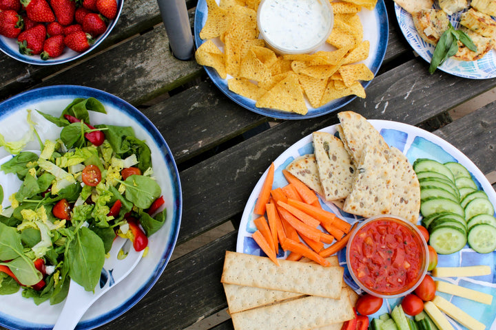 Coastal Melamine Salad Bowl