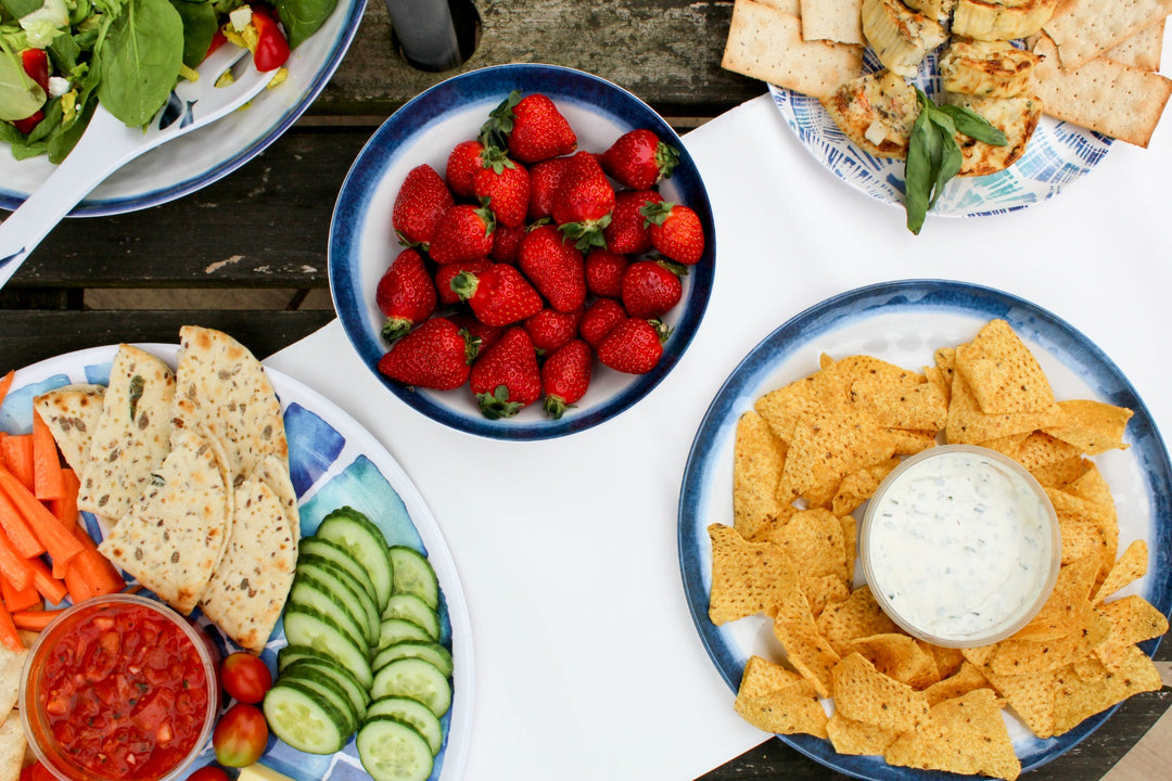 Coastal Melamine Dinnerware Set