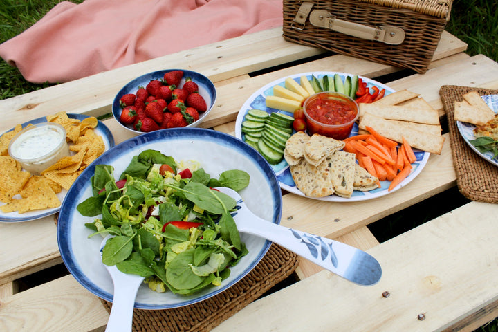Coastal Melamine Dinnerware Set
