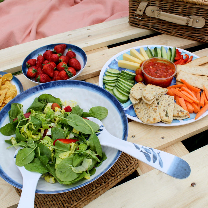 Coastal Melamine Dinner & Side Plate Set