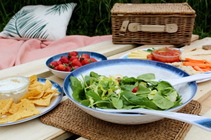 Coastal Melamine Salad Servers