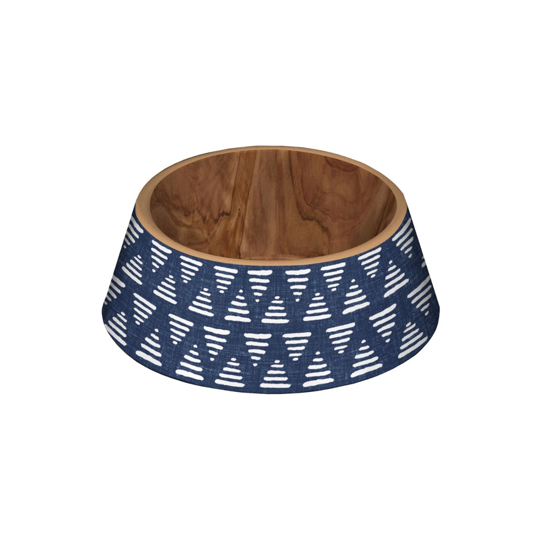 Indigo Oasis Melamine Pet Bowl - Large