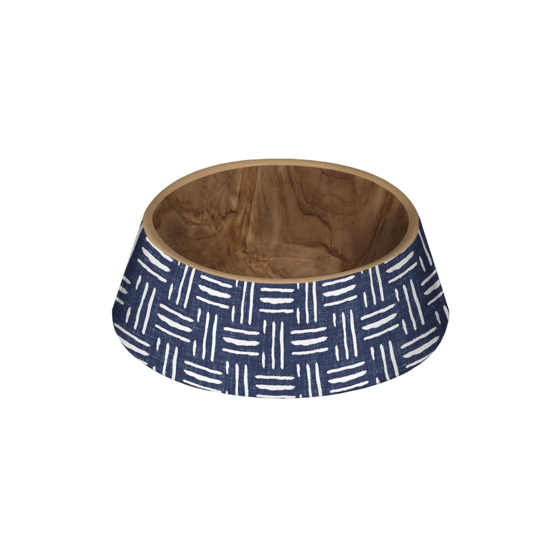 Indigo Oasis Melamine Pet Bowl - Medium
