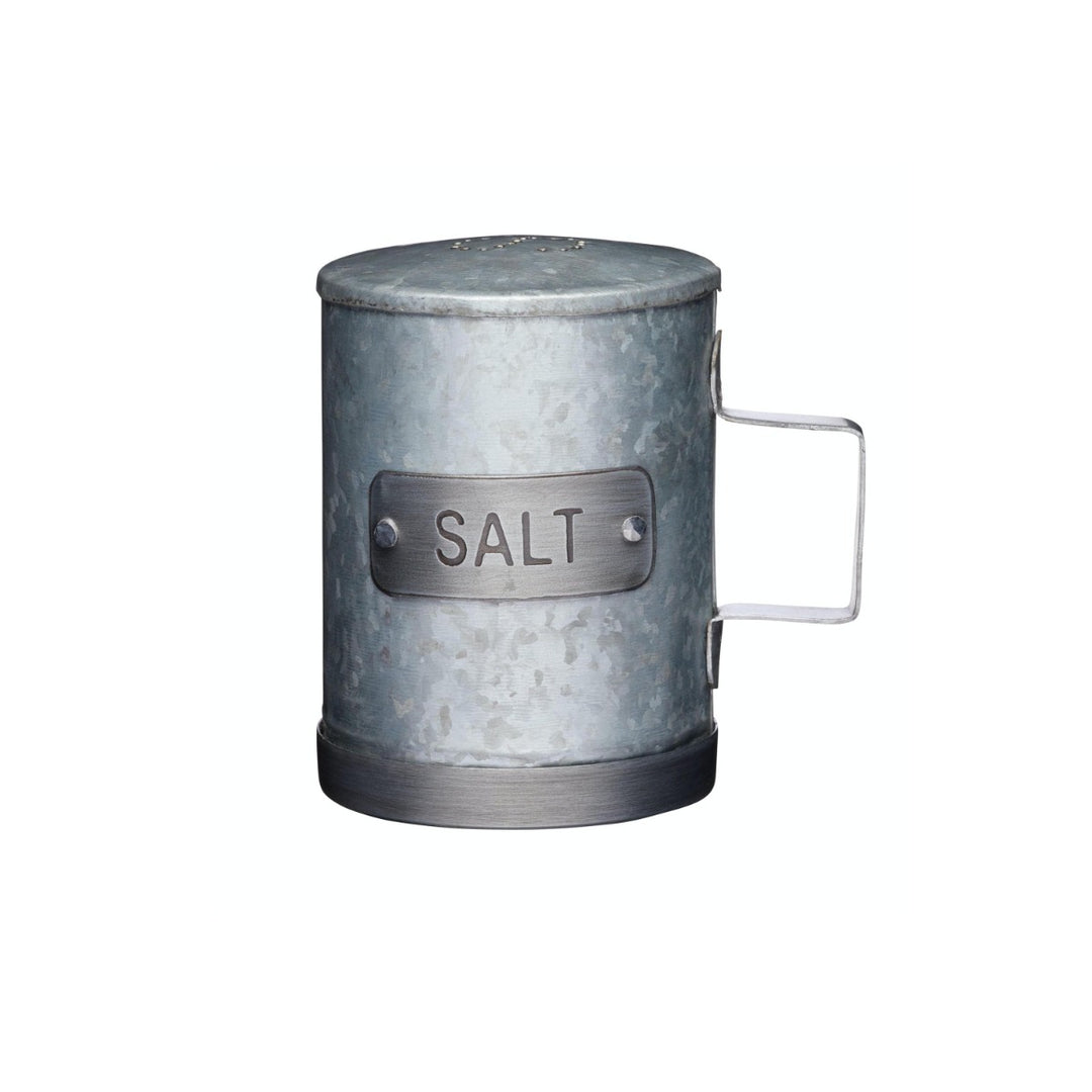 Industrial Kitchen Galvanized Metal Salt Shaker