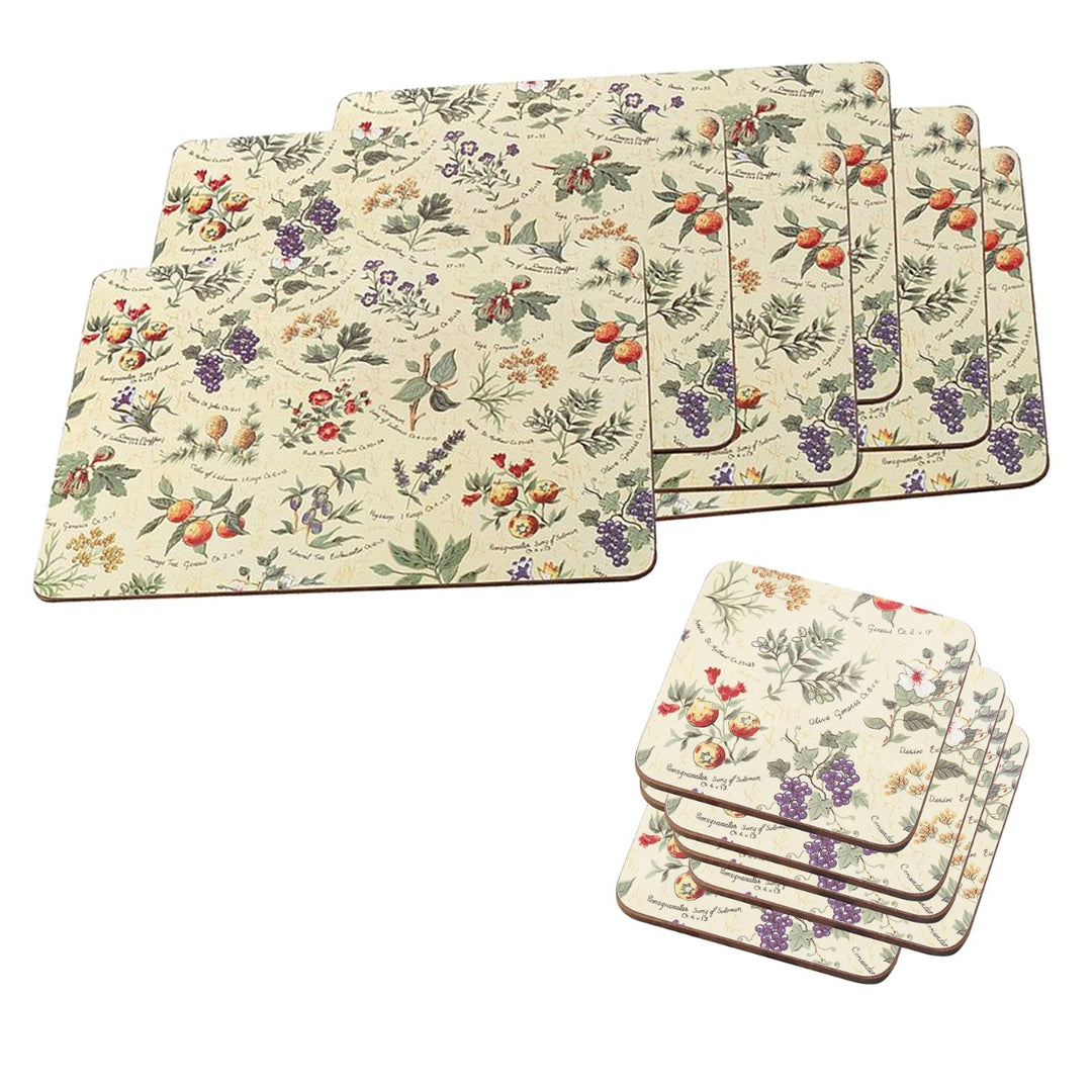 Stow Green Inspirations Cork Placemats & Coasters Set