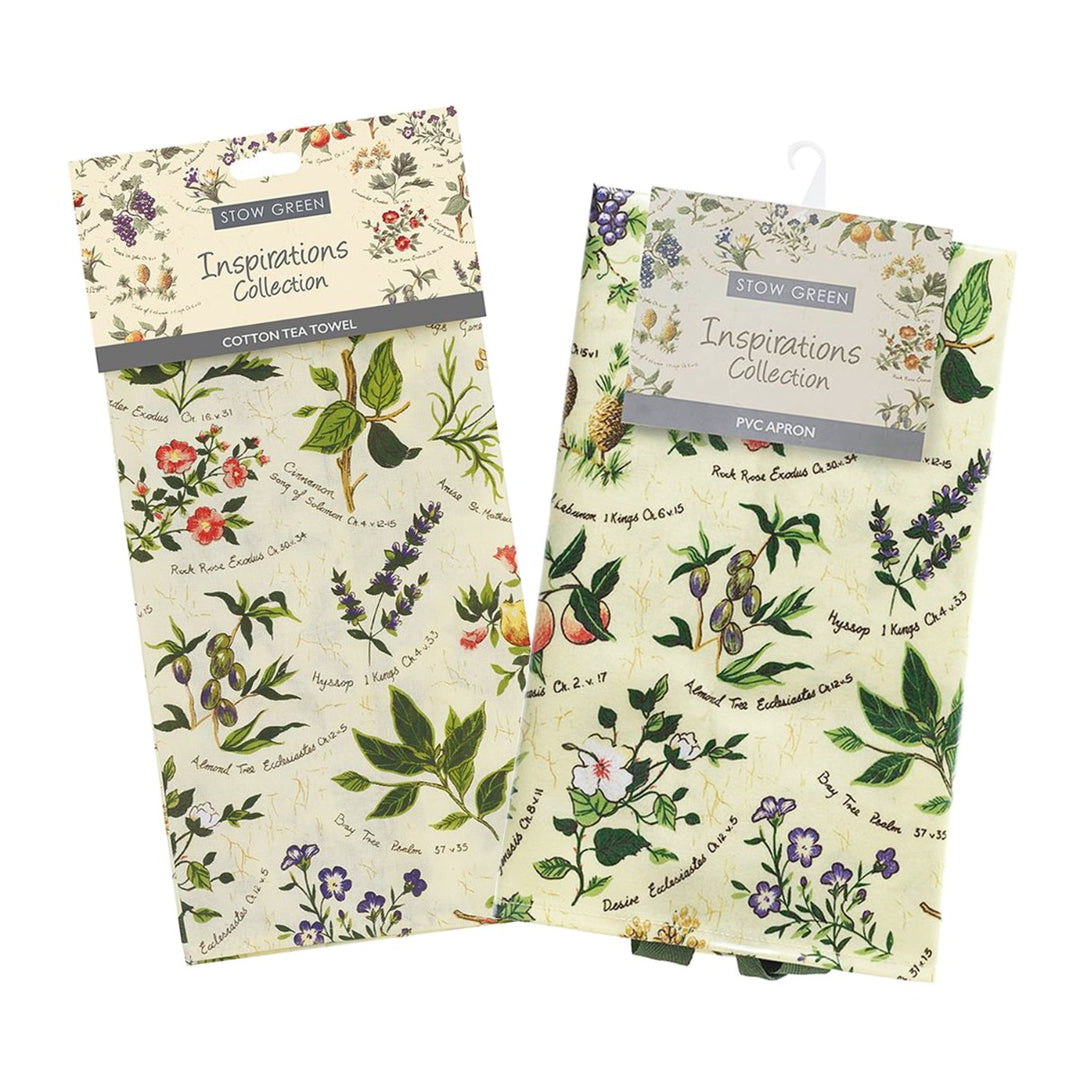 Stow Green Inspirations PVC Apron & Tea Towel Set
