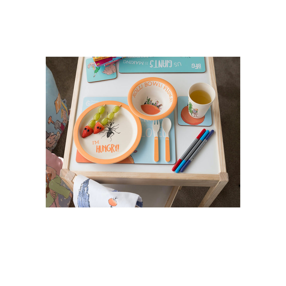 Roald Dahl James & the giant peach dinnerware set with 4 pieces