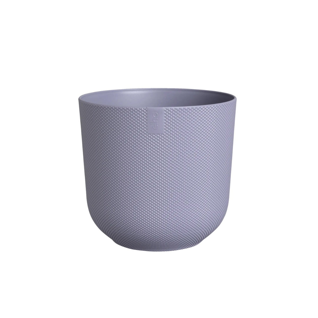 Elho Lavender Jazz Round Recycled Plastic Plant Pot - 14cm
