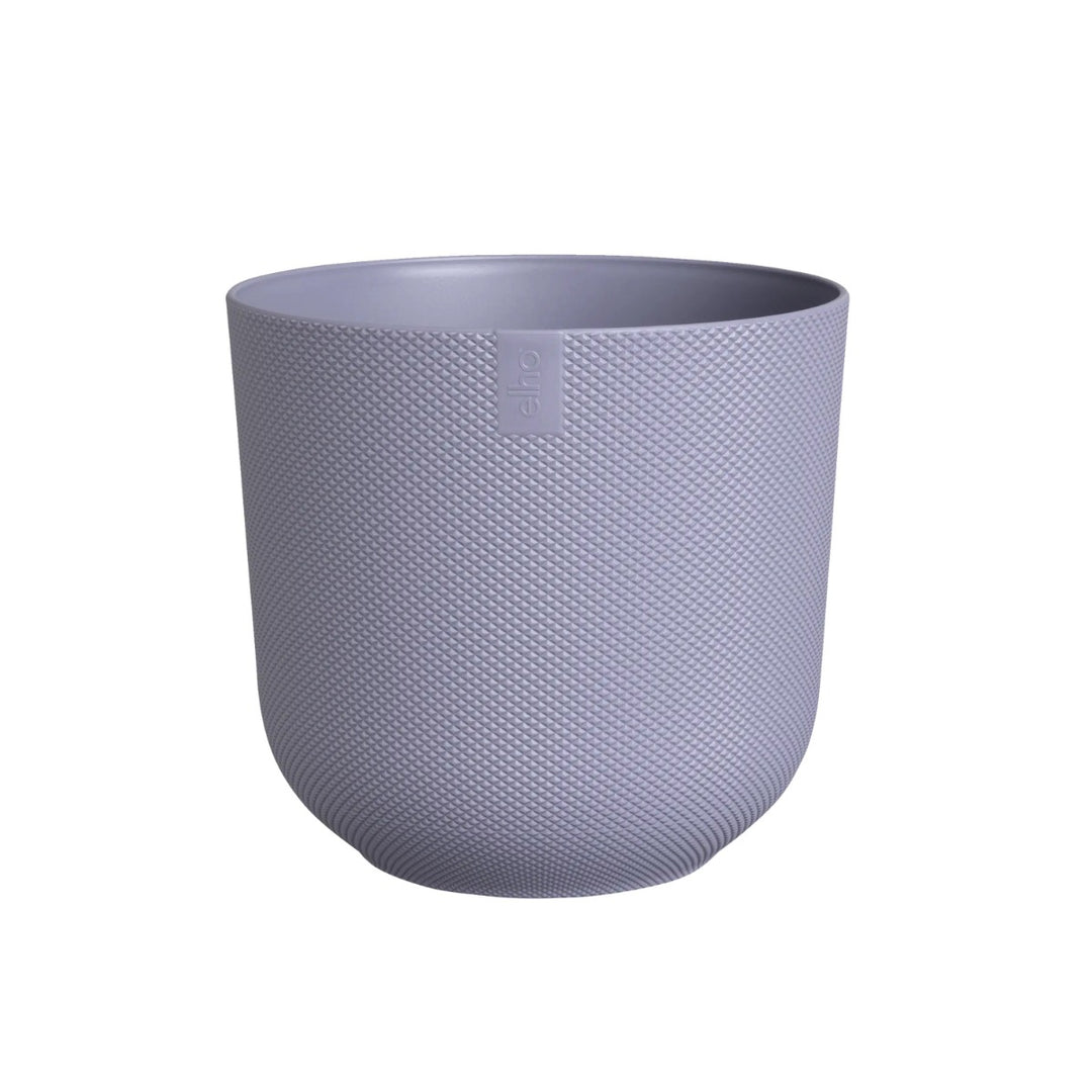 Elho Lavender Jazz Round Recycled Plastic Plant Pot - 19cm