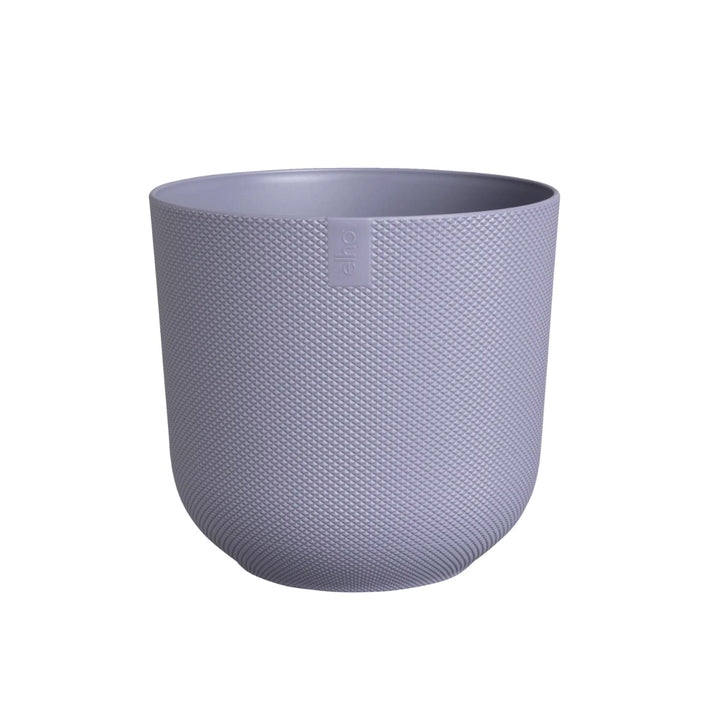 Elho Lavender Jazz Round Recycled Plastic Plant Pot - 19cm