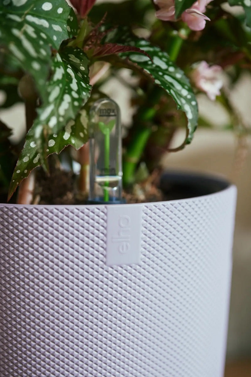 Elho Lavender Jazz Round Recycled Plastic Plant Pot - 19cm