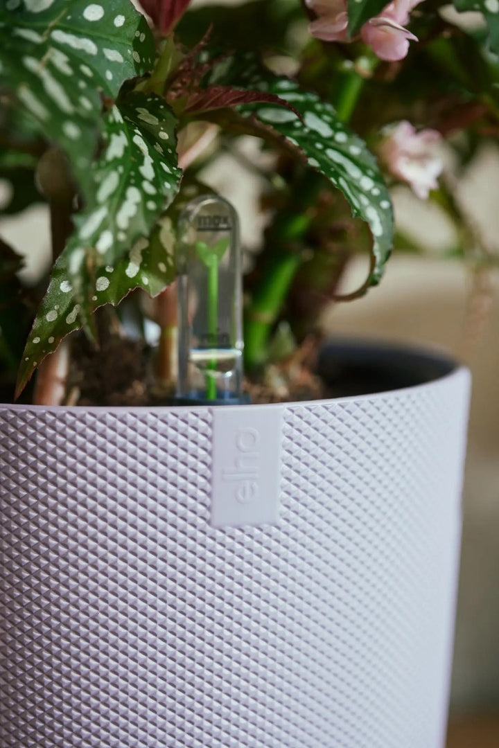 Elho Lavender Jazz Round Recycled Plastic Plant Pot - 19cm