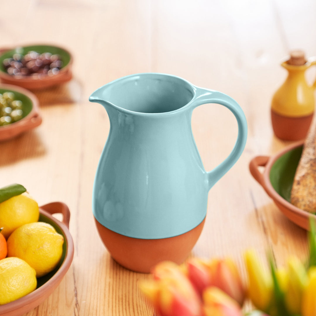 Dexam Sintra Terracotta Jug - Duck Egg Blue