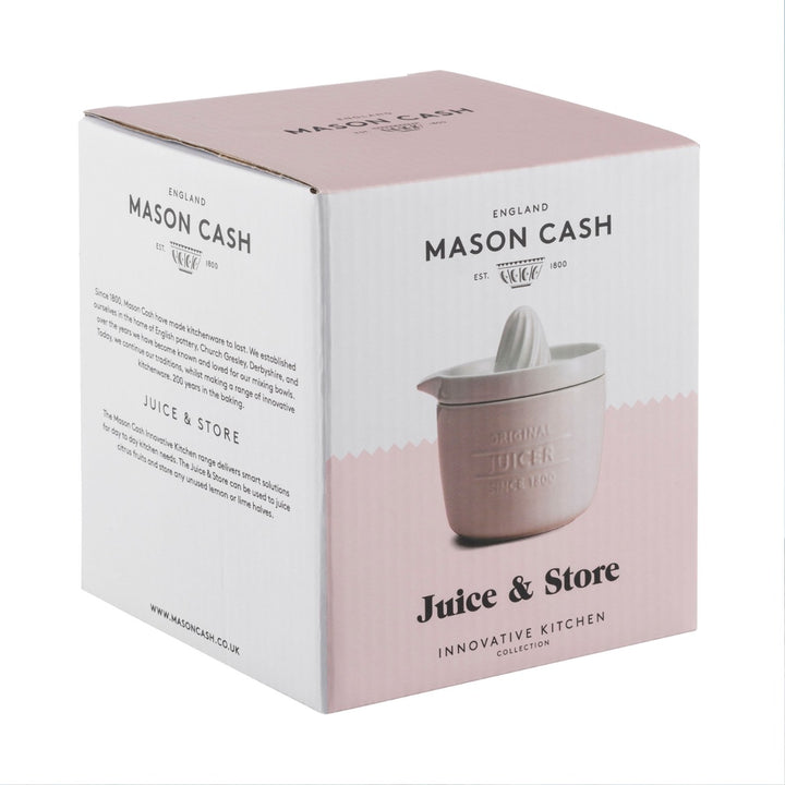 Mason Cash hand juicer and container