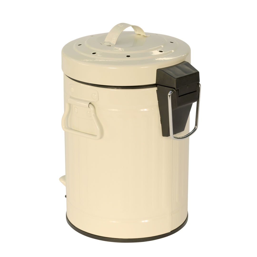 KitchenCraft Cream Compost Pedal Bin