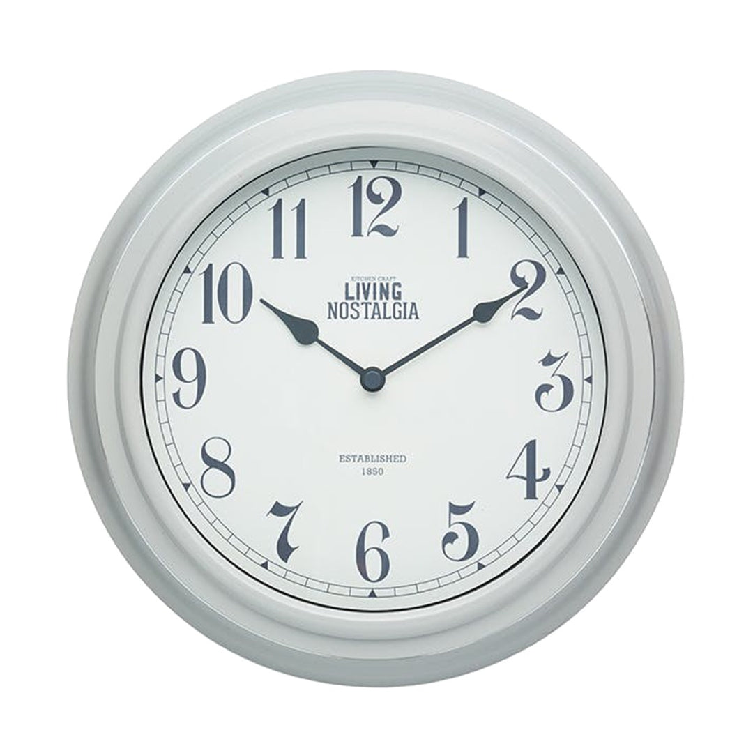 Living Nostalgia French Grey Wall Clock