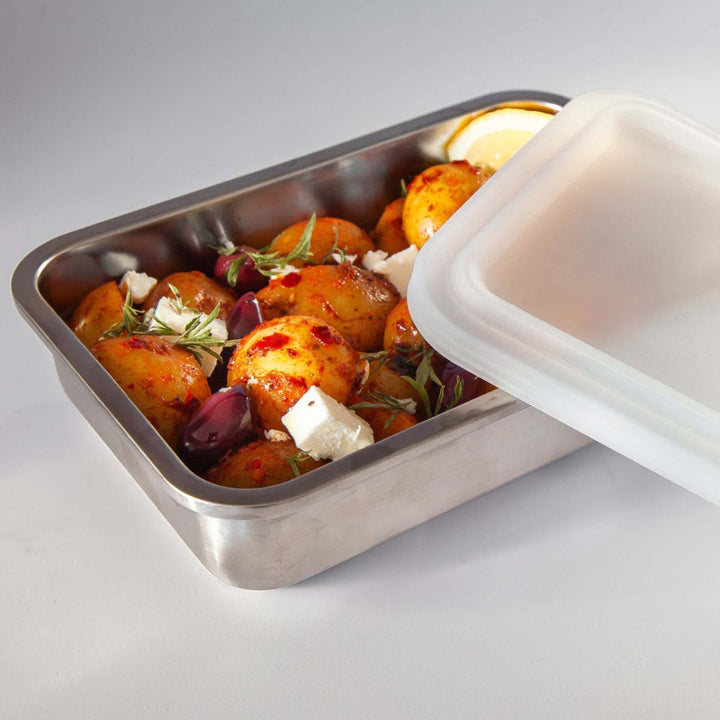 MasterClass Stainless Steel All-in-One Container - Dinner For Two