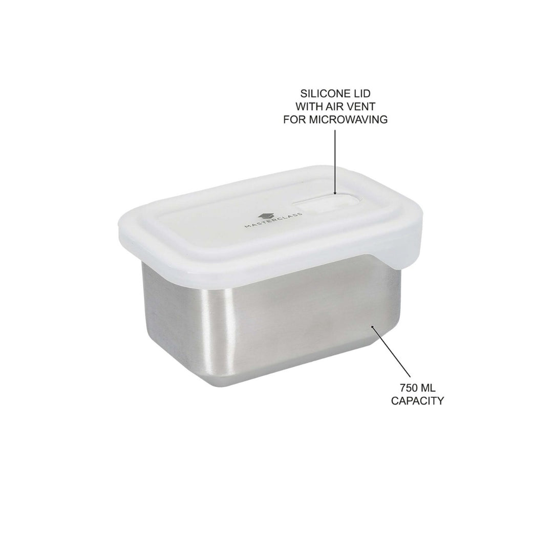MasterClass Stainless Steel All-in-One Container - Lunch