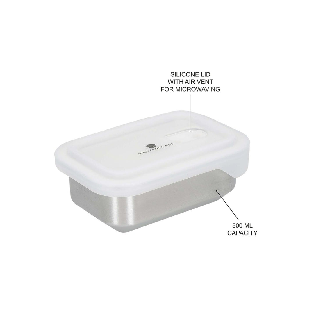 MasterClass Stainless Steel All-in-One Container - Snack